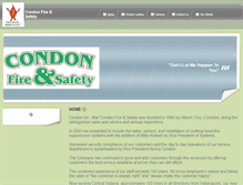 Tablet Screenshot of condonfire.com